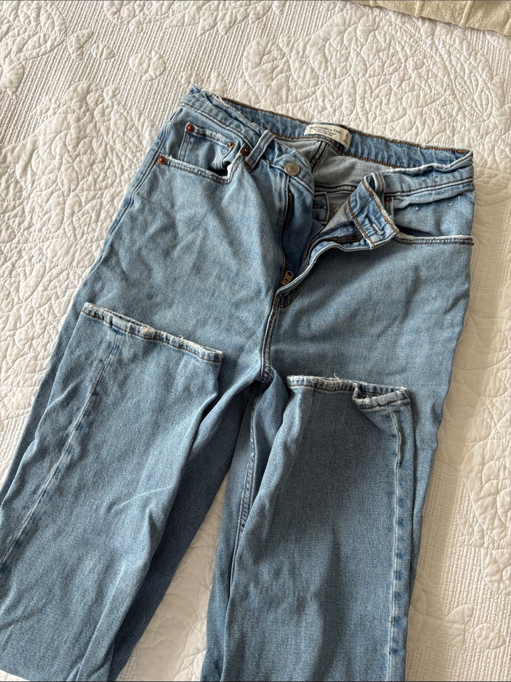 Abercrombie & Fitch Light Blue Women’s Boot Cut Jeans